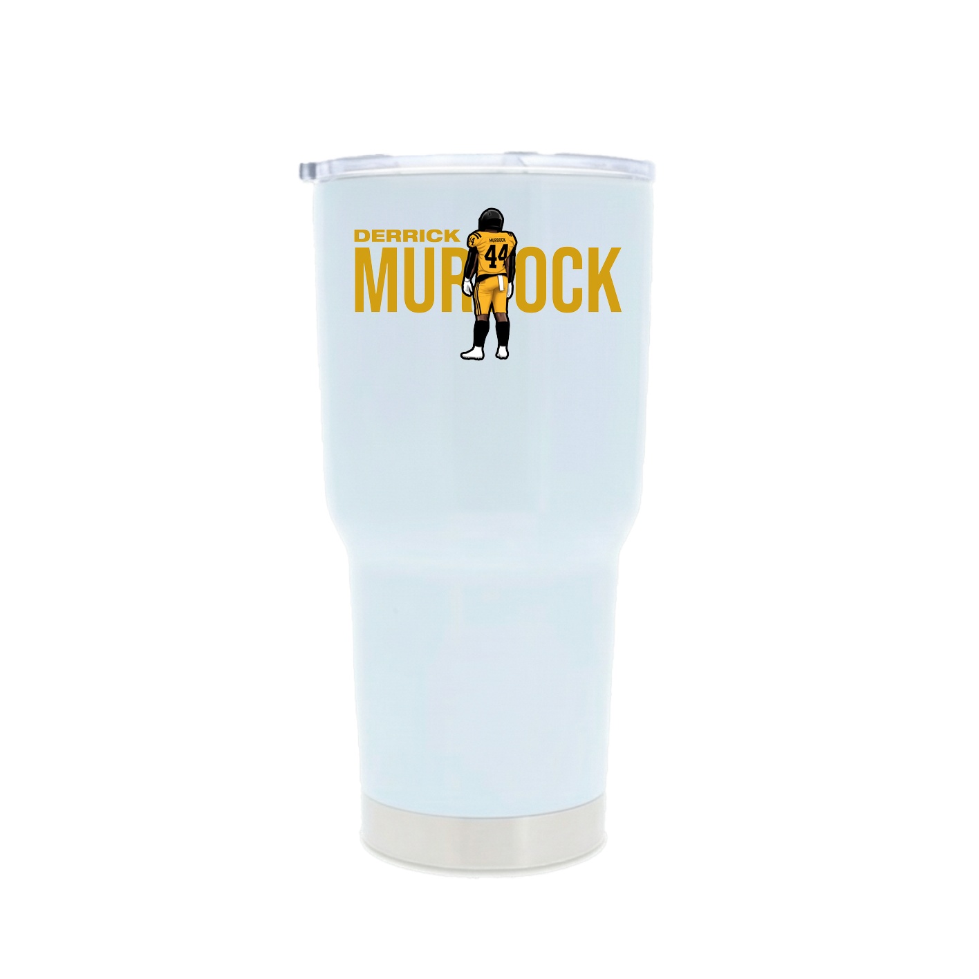 30oz Stainless Steel Tumbler — Player Name in White