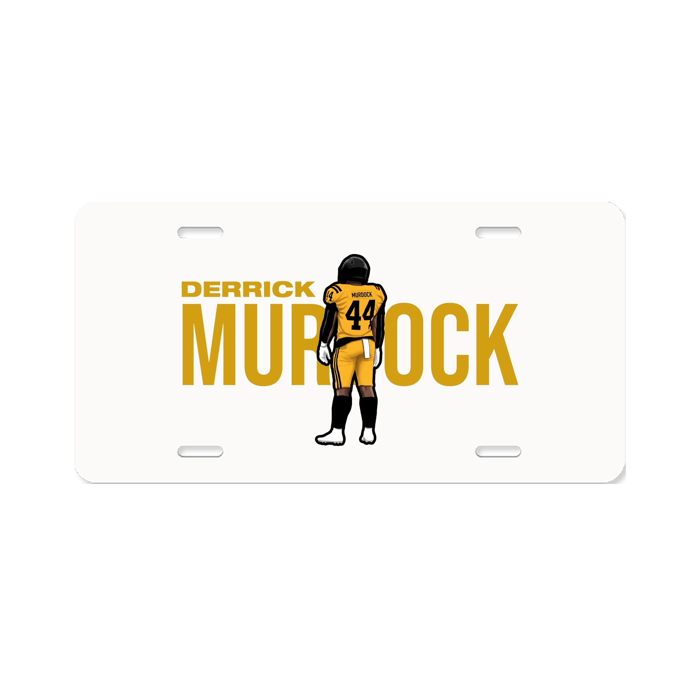 License Plate — Player Name in Classic