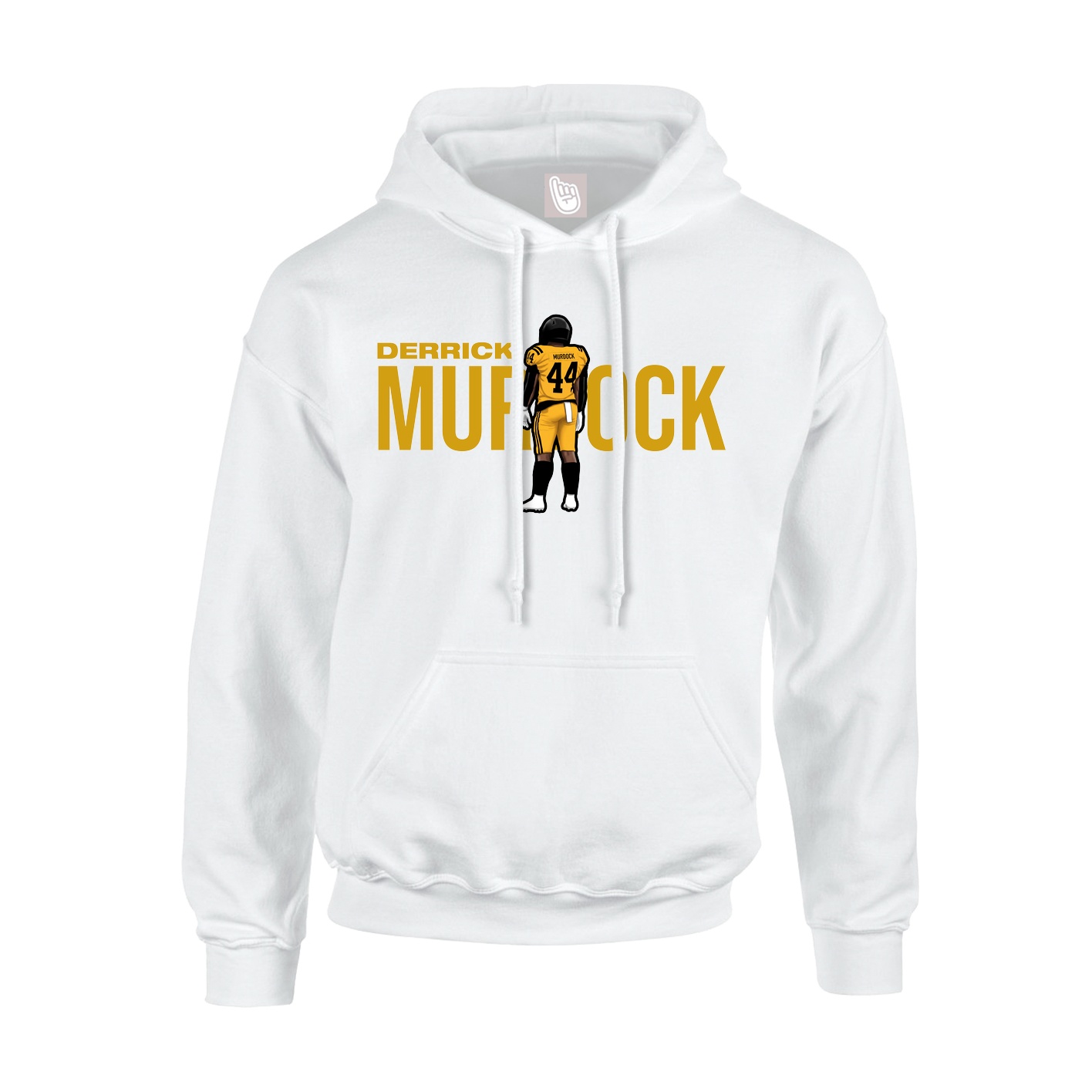 Youth Hoodie — Player Name in White