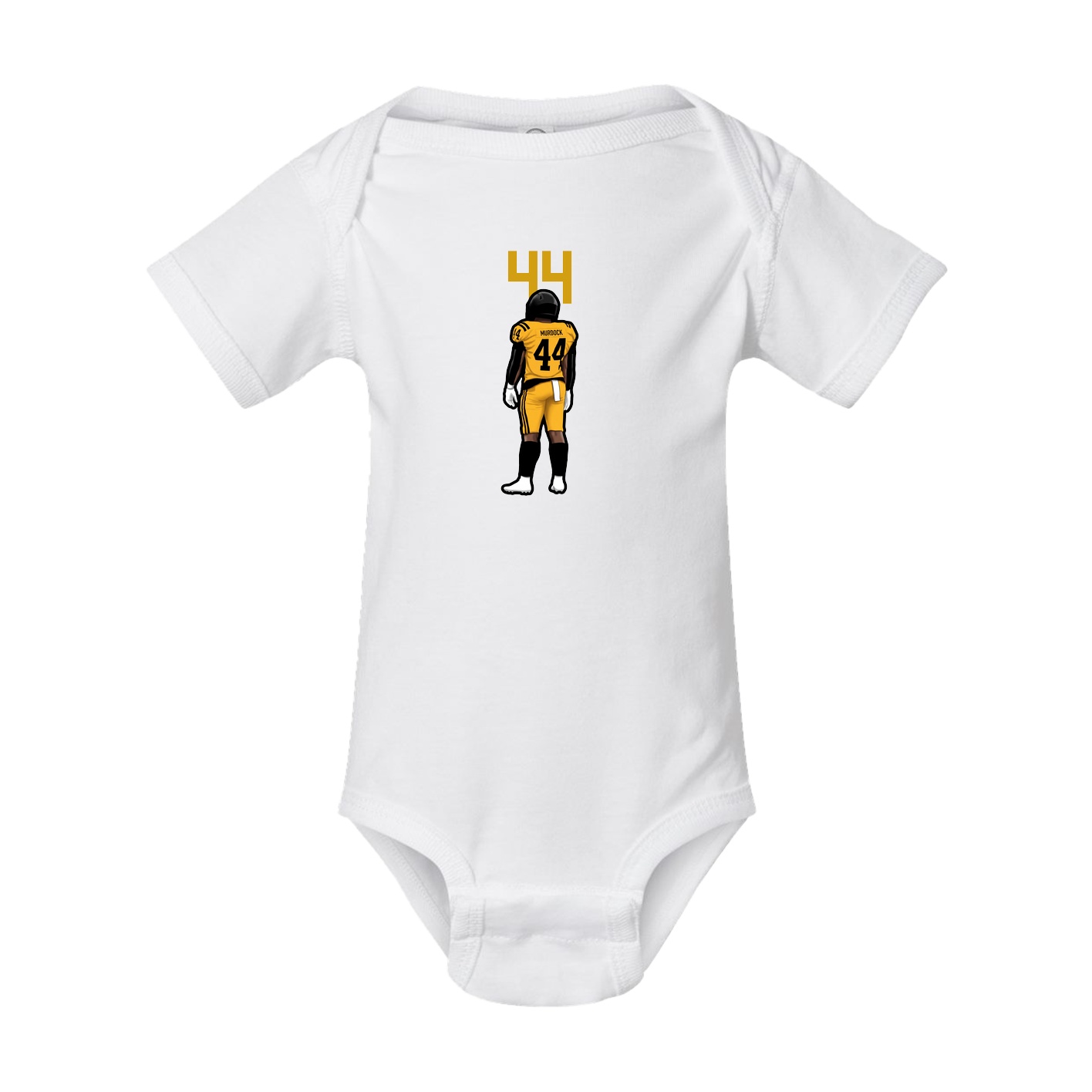 Baby Onesie — Number Top in White