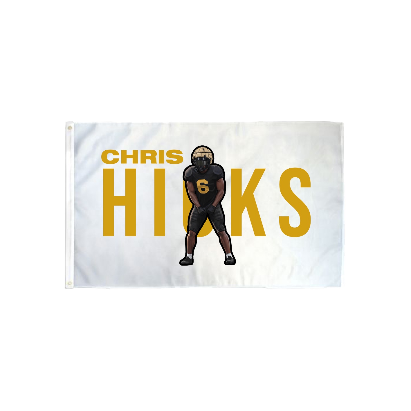 3x5 Flag — Player Name in Classic