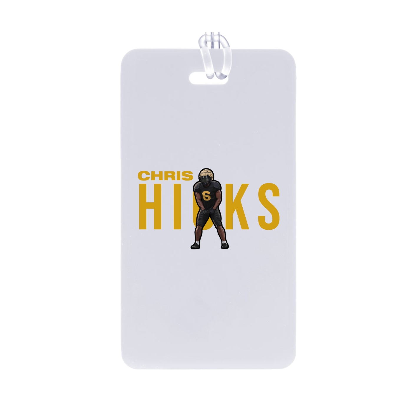 Bag Tag — Player Name in Classic