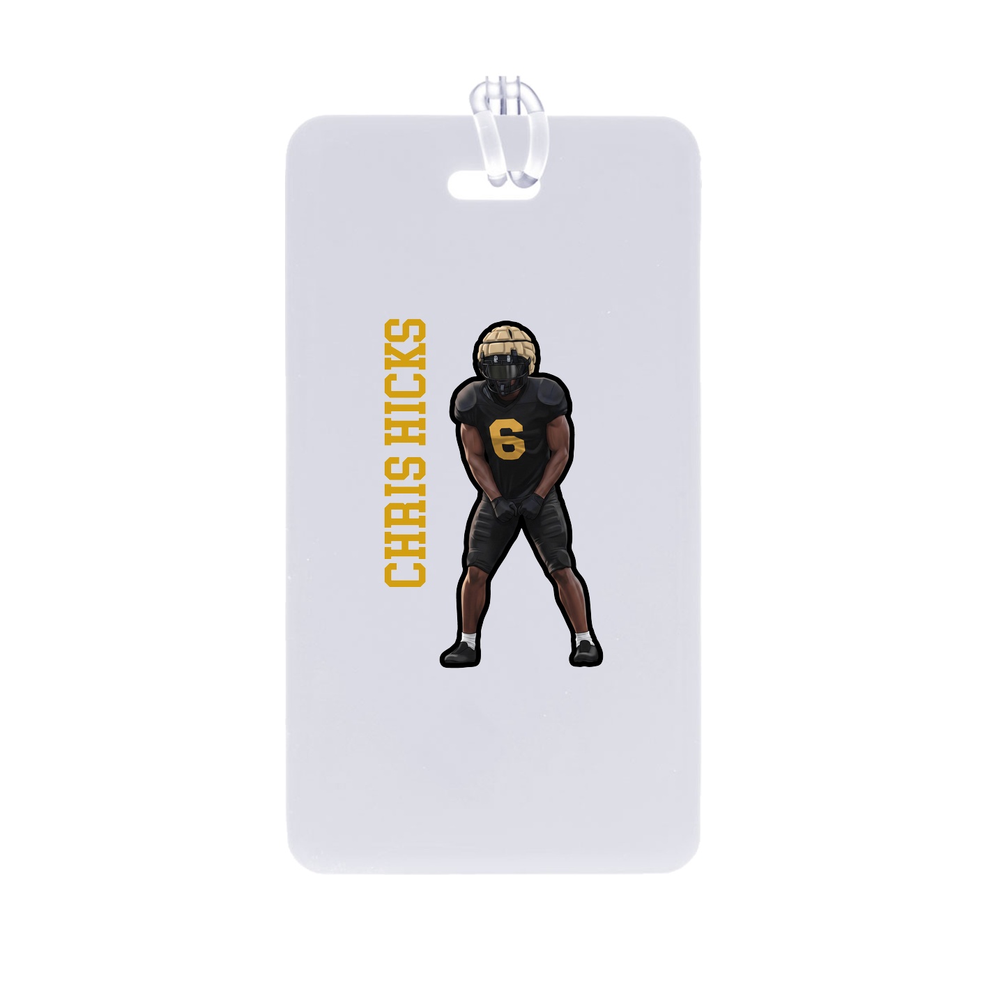 Bag Tag — Name Vertical in Classic