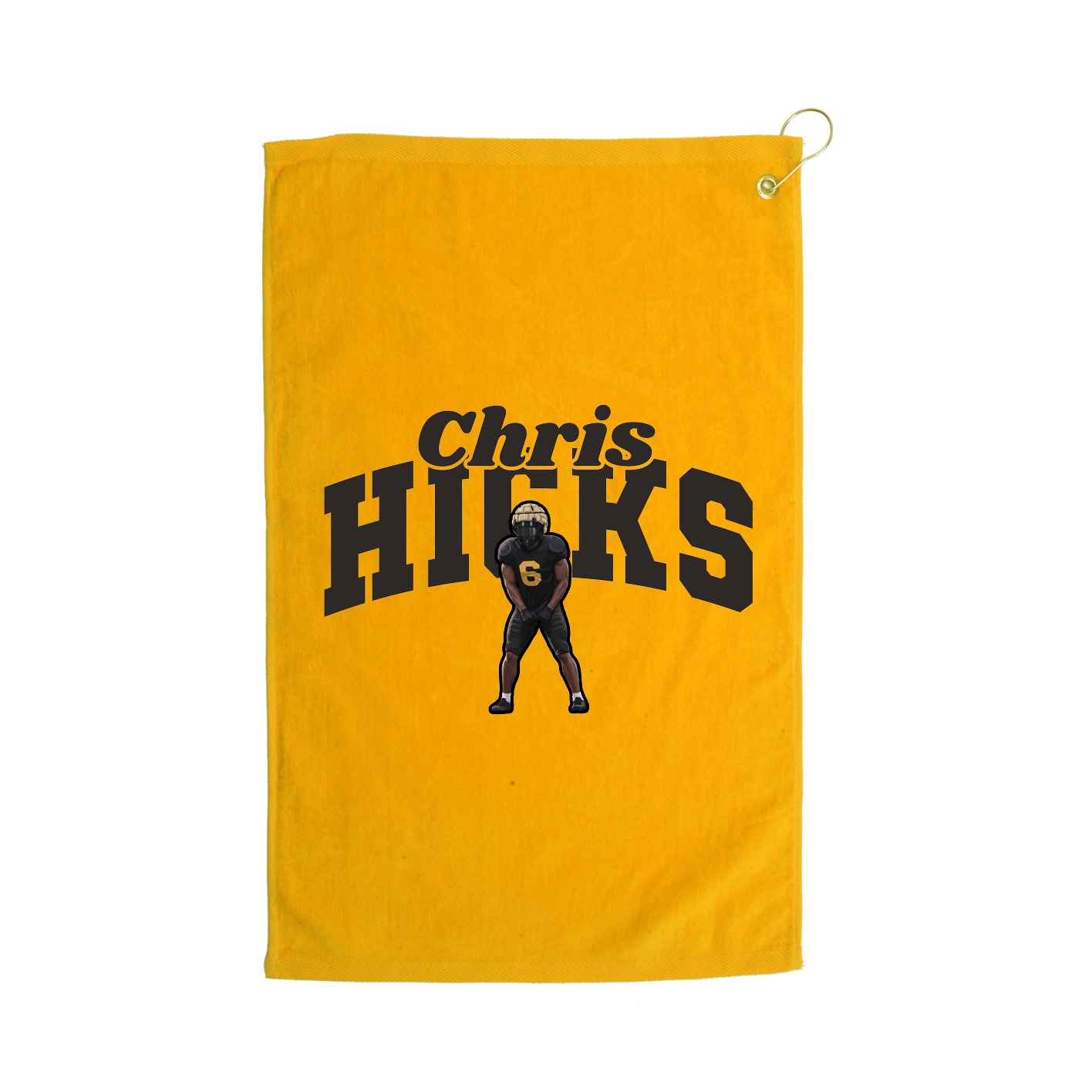 Golf Towel — Signature Arch in Gold