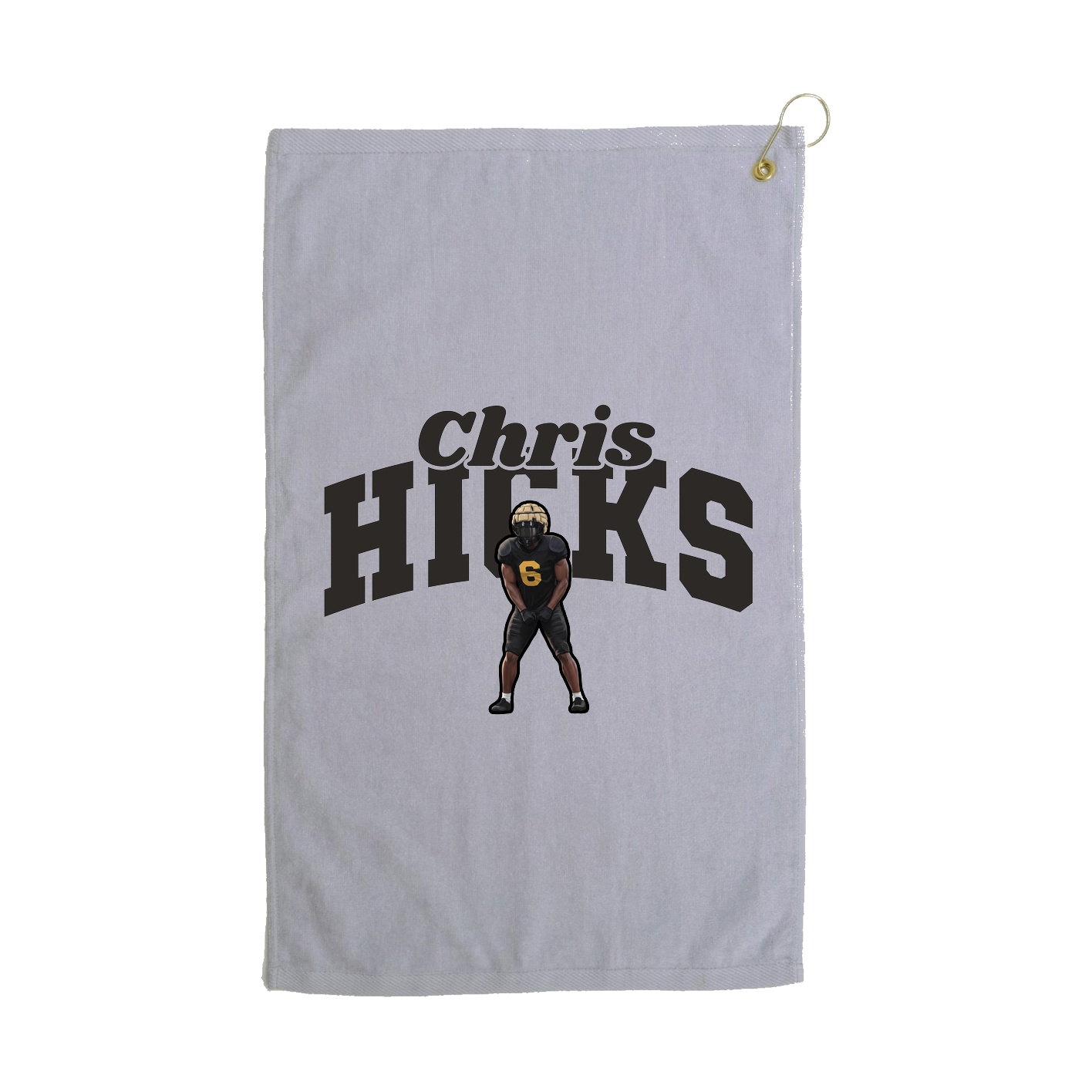 Golf Towel — Signature Arch in Grey