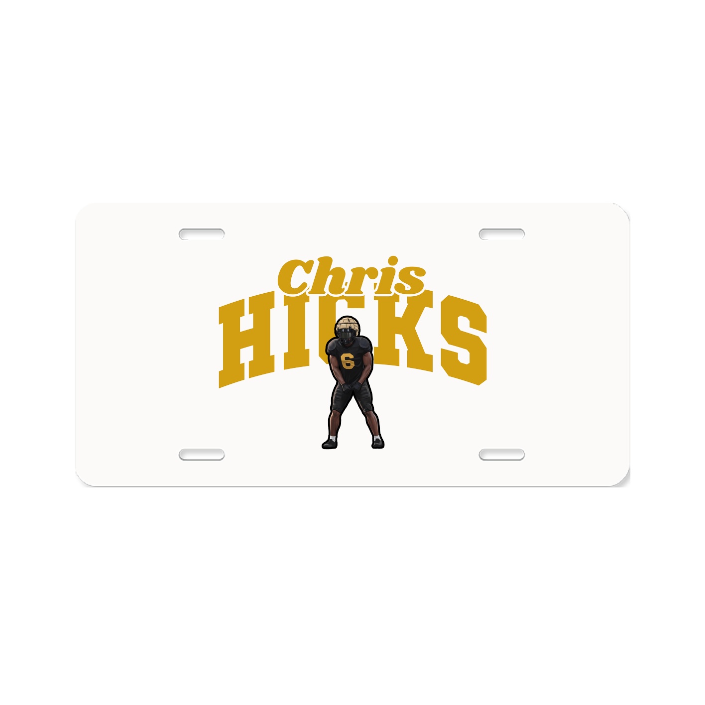 License Plate — Signature Arch in Classic