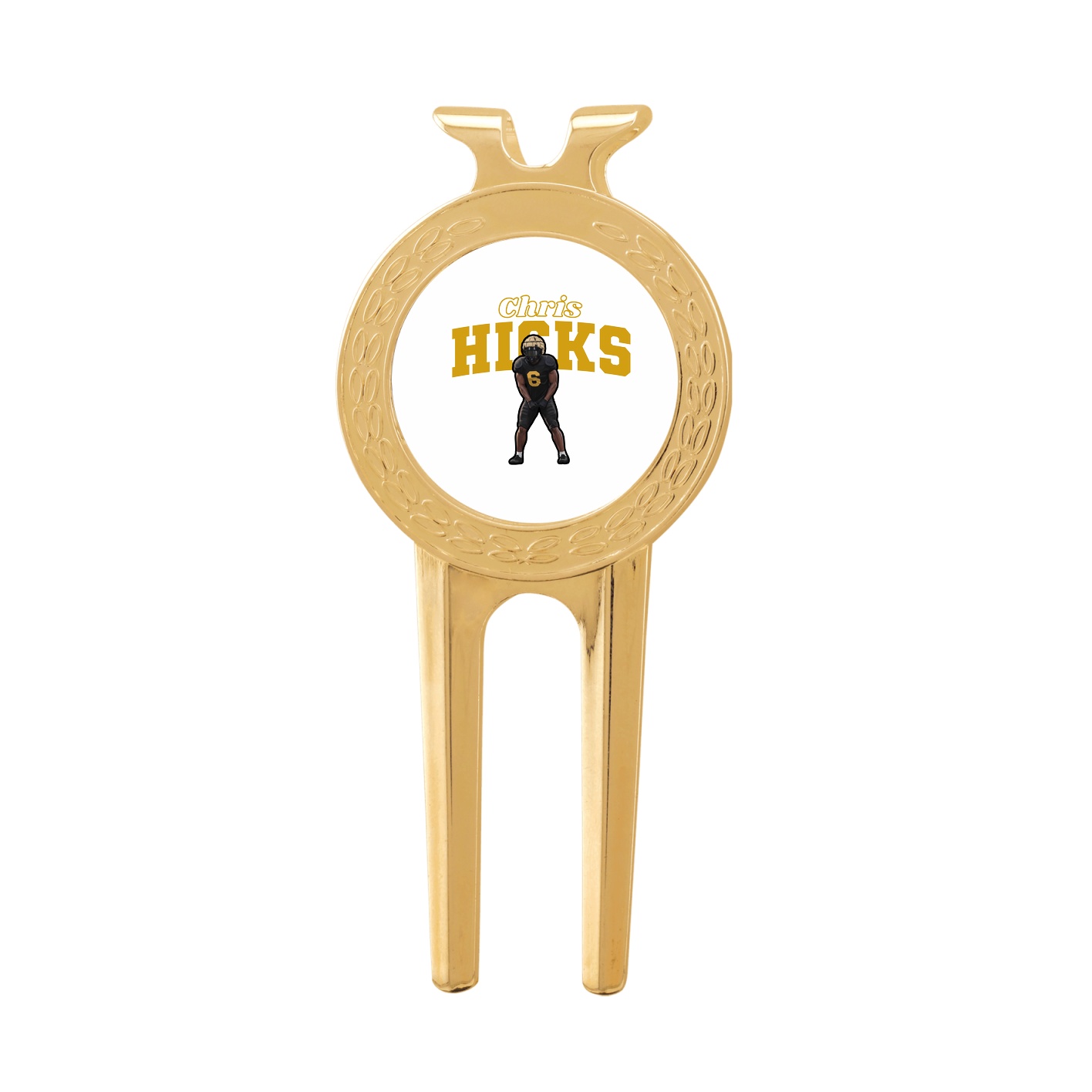 Divot Tool with Ball Marker — Name Arch in Classic
