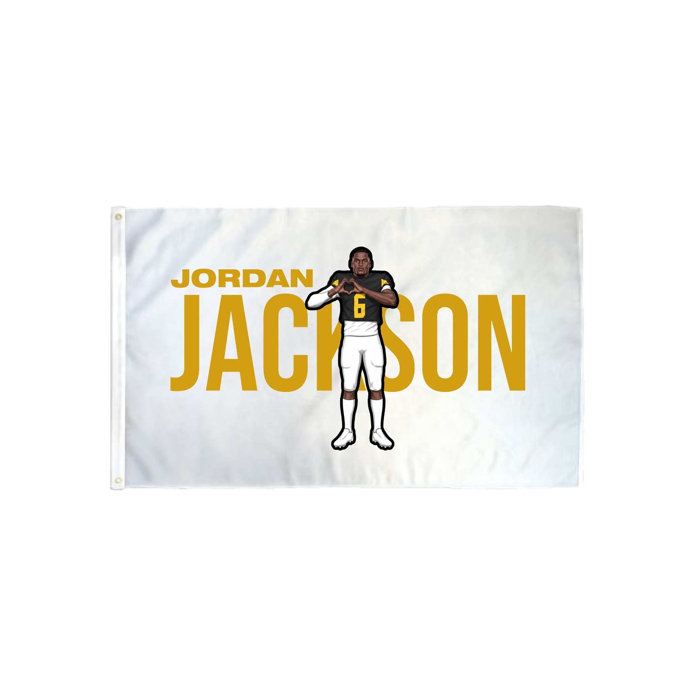 3x5 Flag — Player Name in Classic