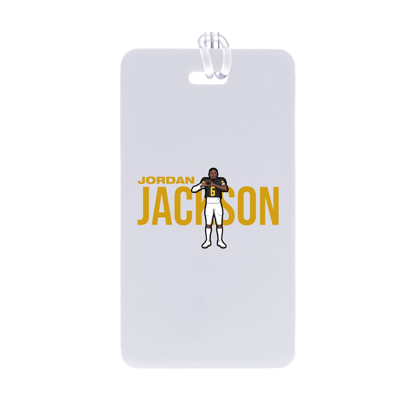 Bag Tag — Player Name in Classic