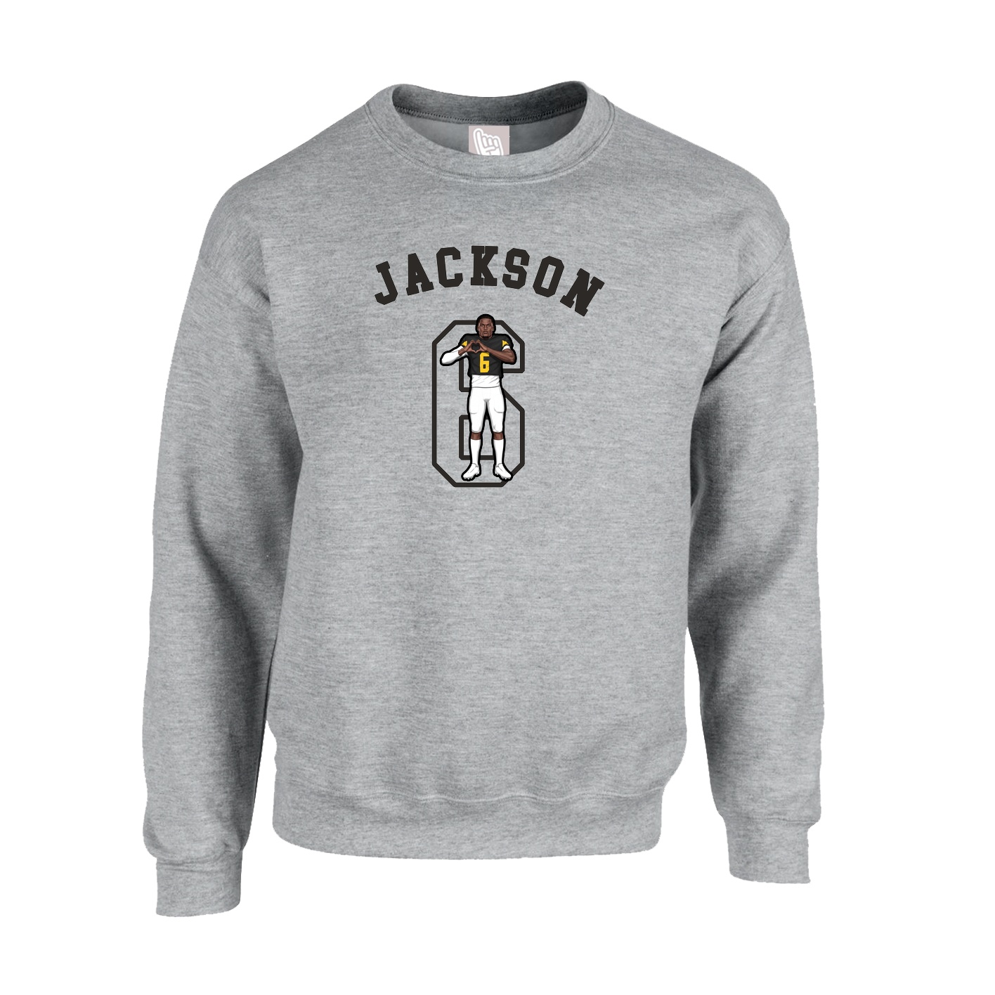 Fleece Crew — Shirsey Arch in Grey