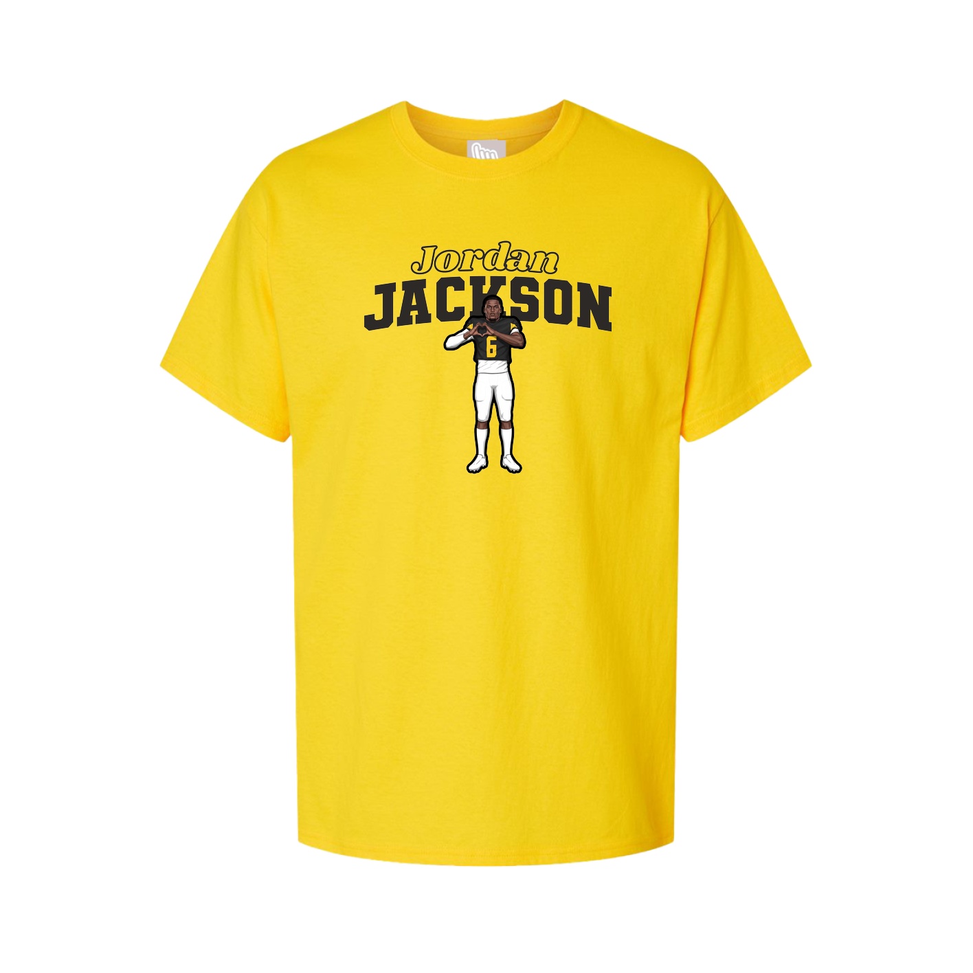 Youth Tee — Name Arch in Gold