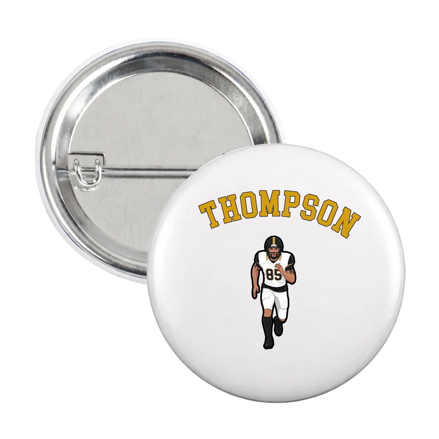 Game Day Button — Shirsey Arch in White