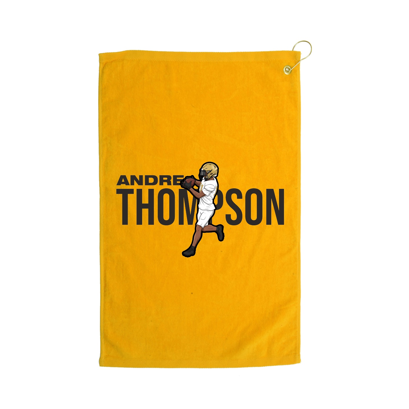 Golf Towel — Player Name in Gold