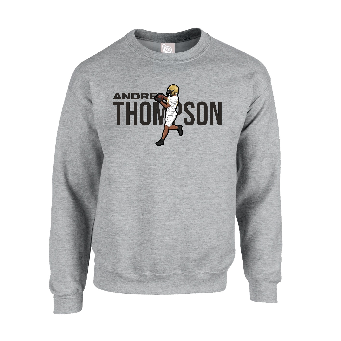 Fleece Crew — Player Name in Grey