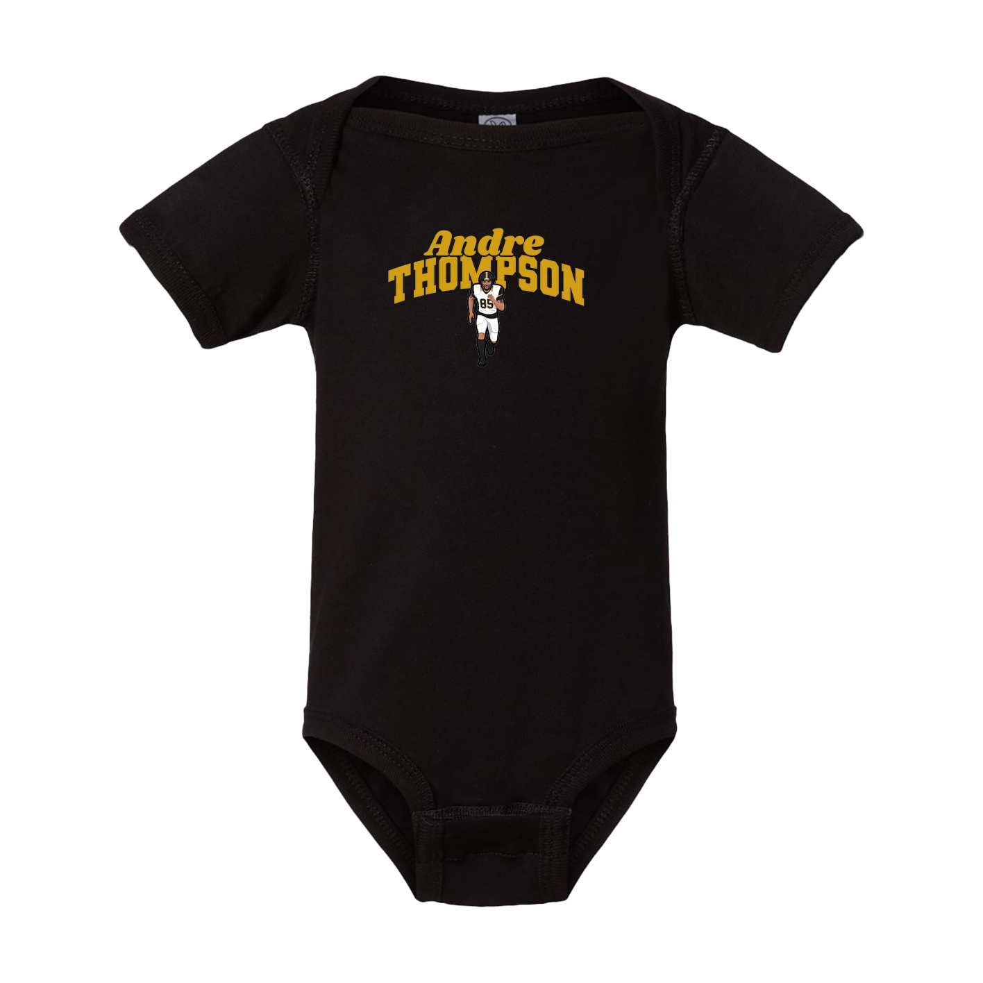Baby Onesie — Signature Arch in Black