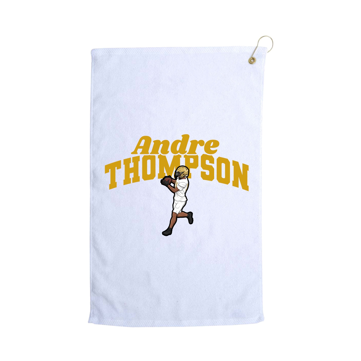 Golf Towel — Signature Arch in White
