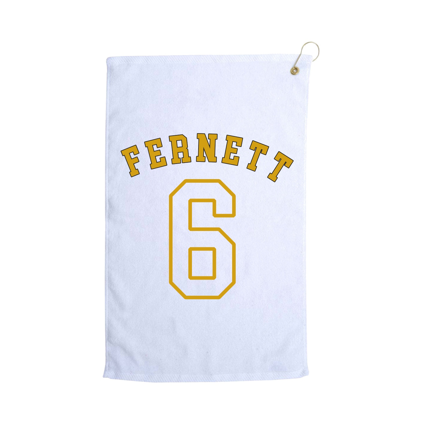 Golf Towel — Shirsey Arch in White