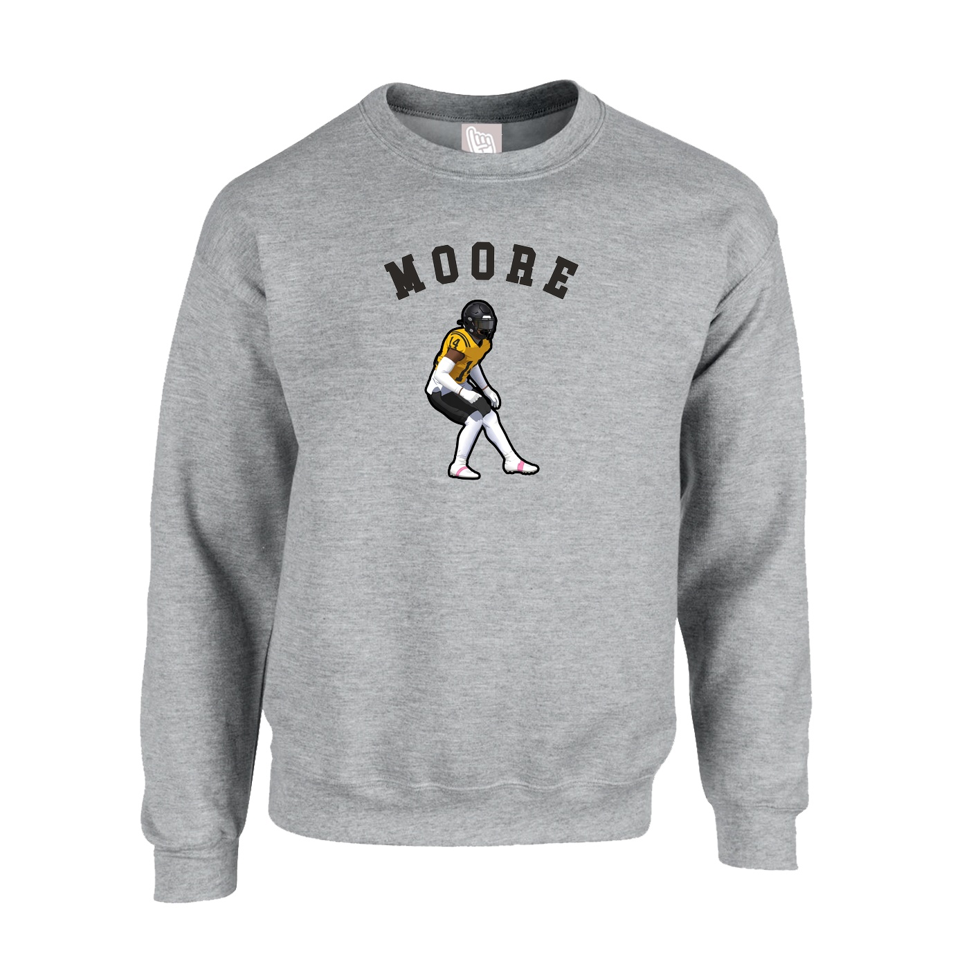 Fleece Crew — Shirsey Arch in Grey