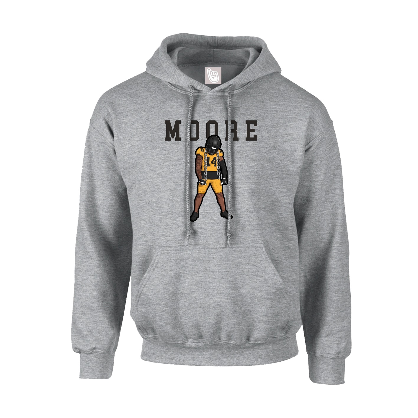Hoodie — Shirsey in Grey