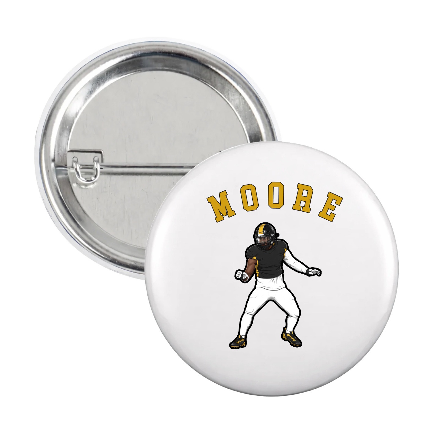 Game Day Button — Shirsey Arch in White