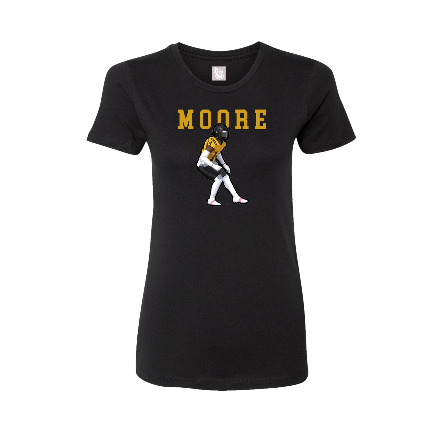Fitted Women's Tee — Shirsey in Black
