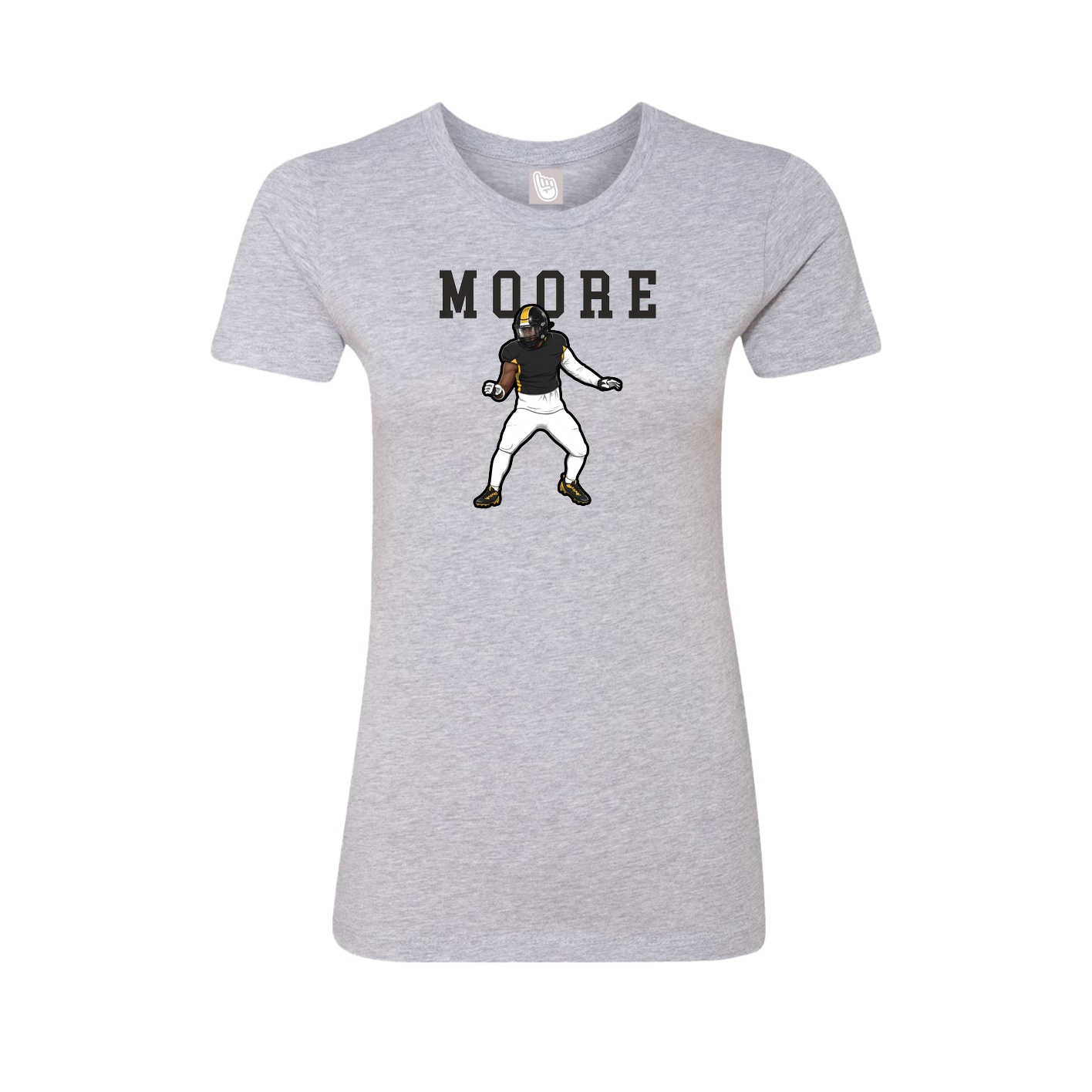 Fitted Women's Tee — Shirsey in Grey