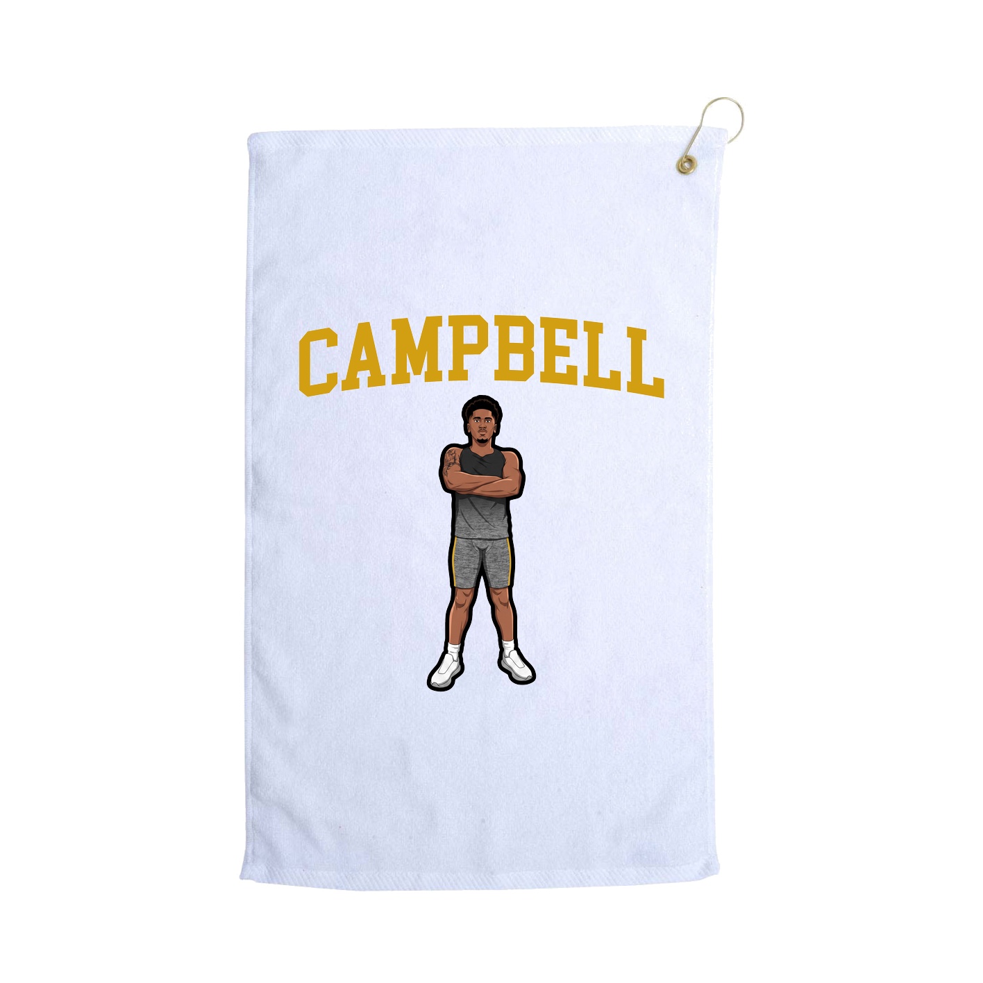 Golf Towel — Shirsey in White