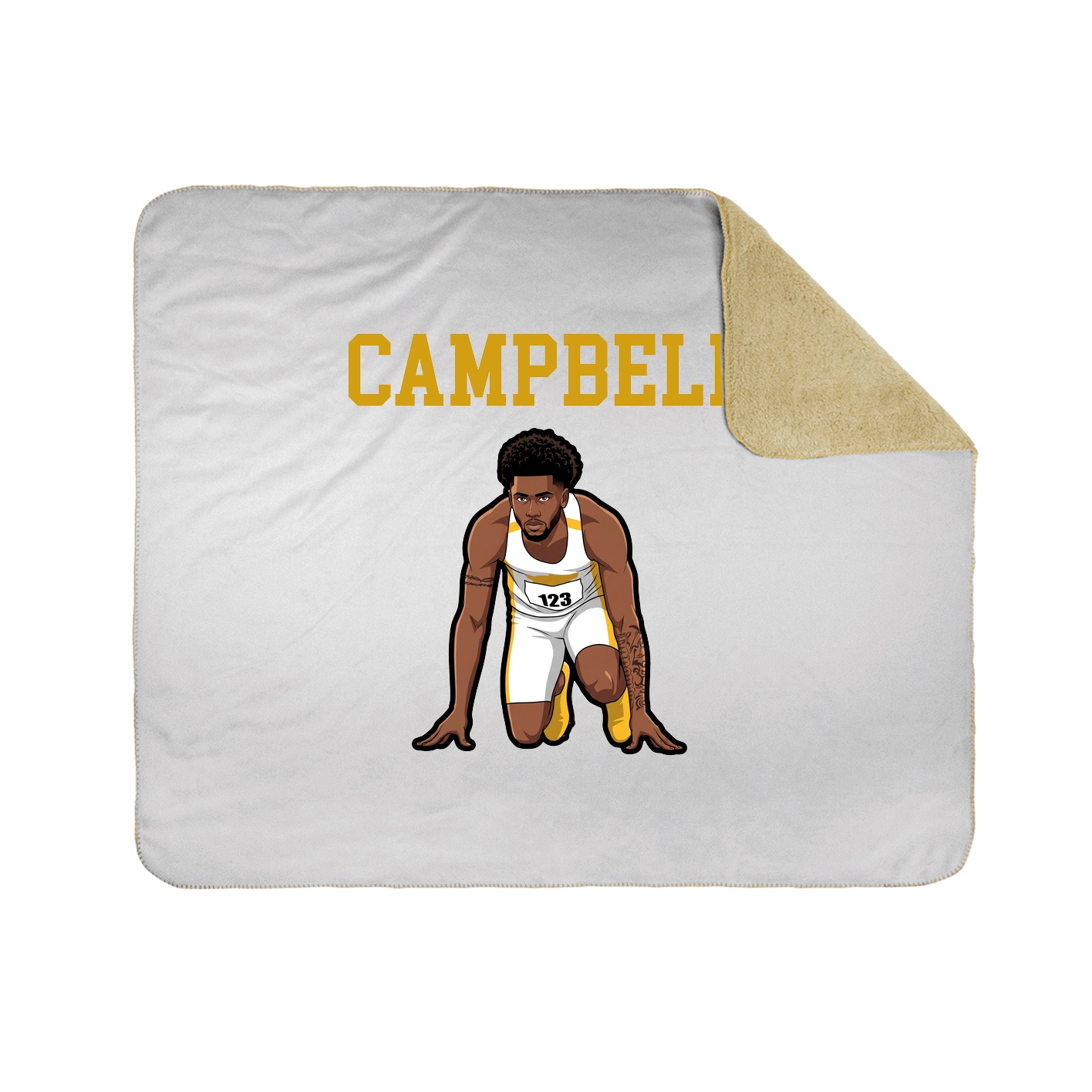 Throw Blanket — Shirsey in White