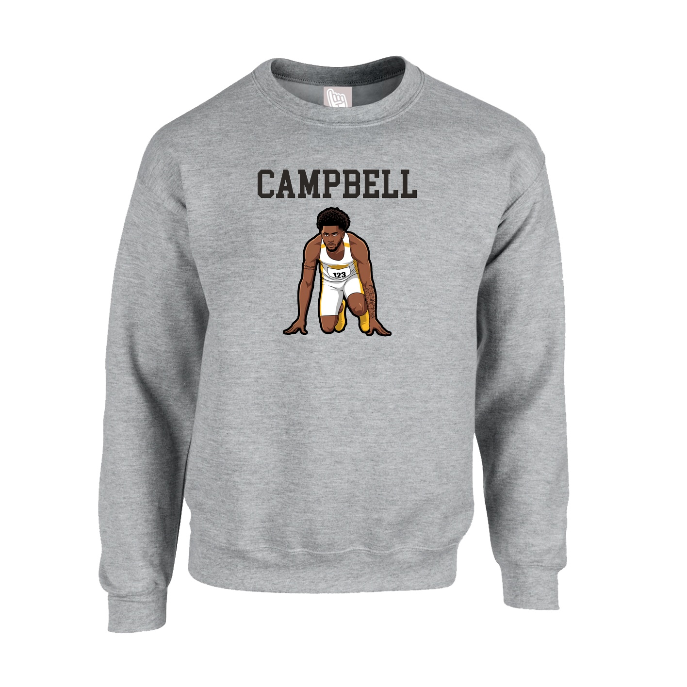 Fleece Crew — Shirsey in Grey