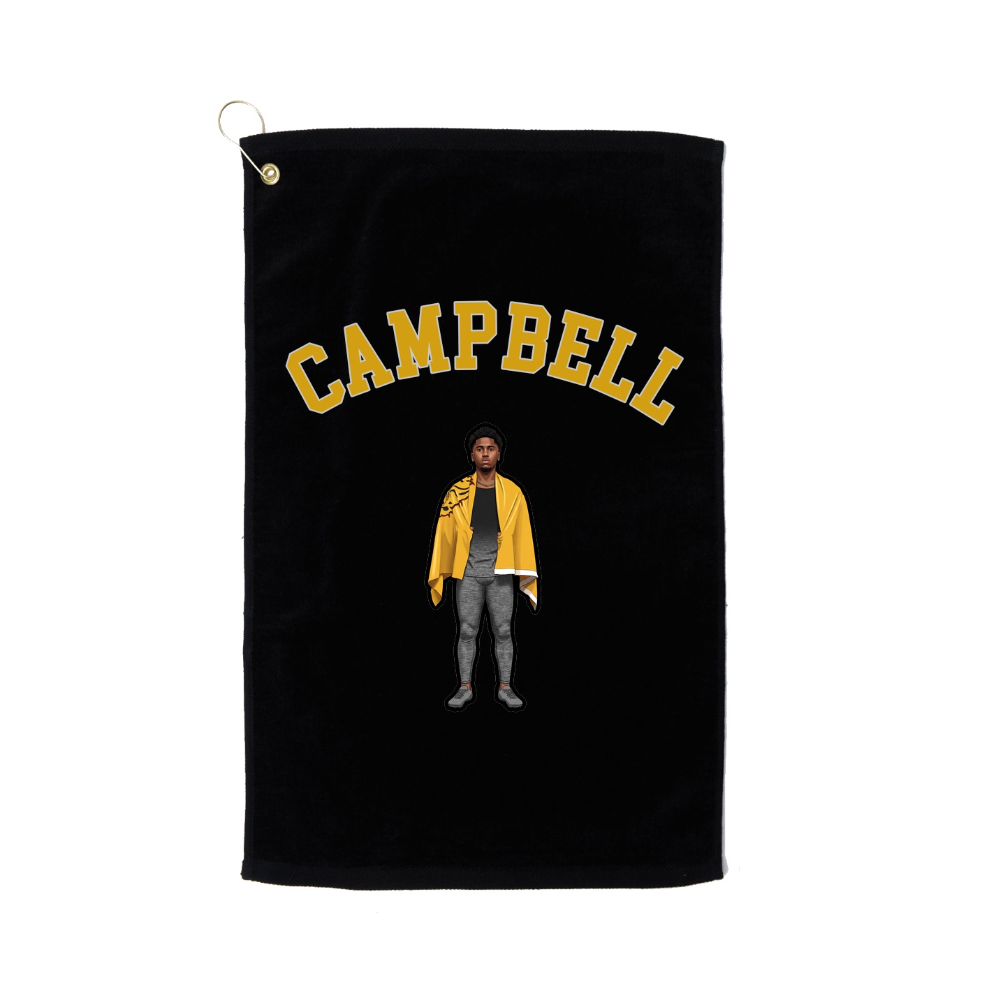 Golf Towel — Shirsey Arch in Black