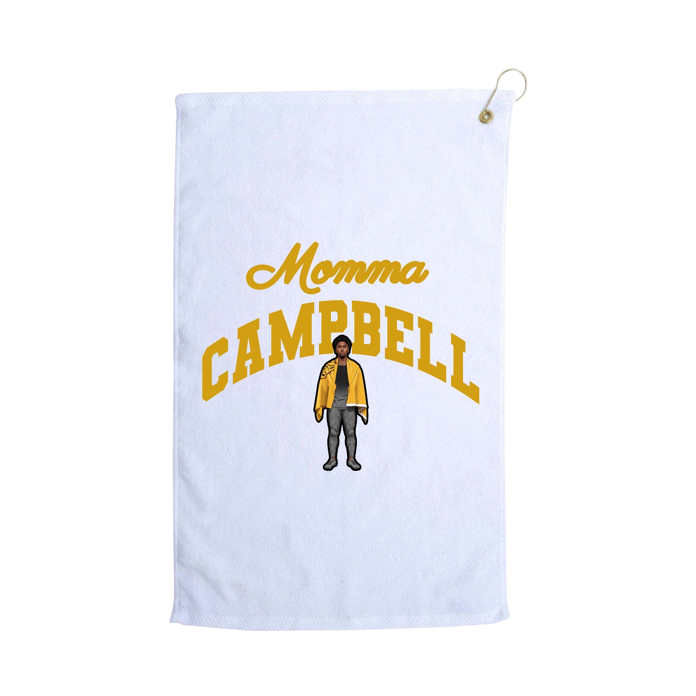 Golf Towel — Mothers Day Arch in White