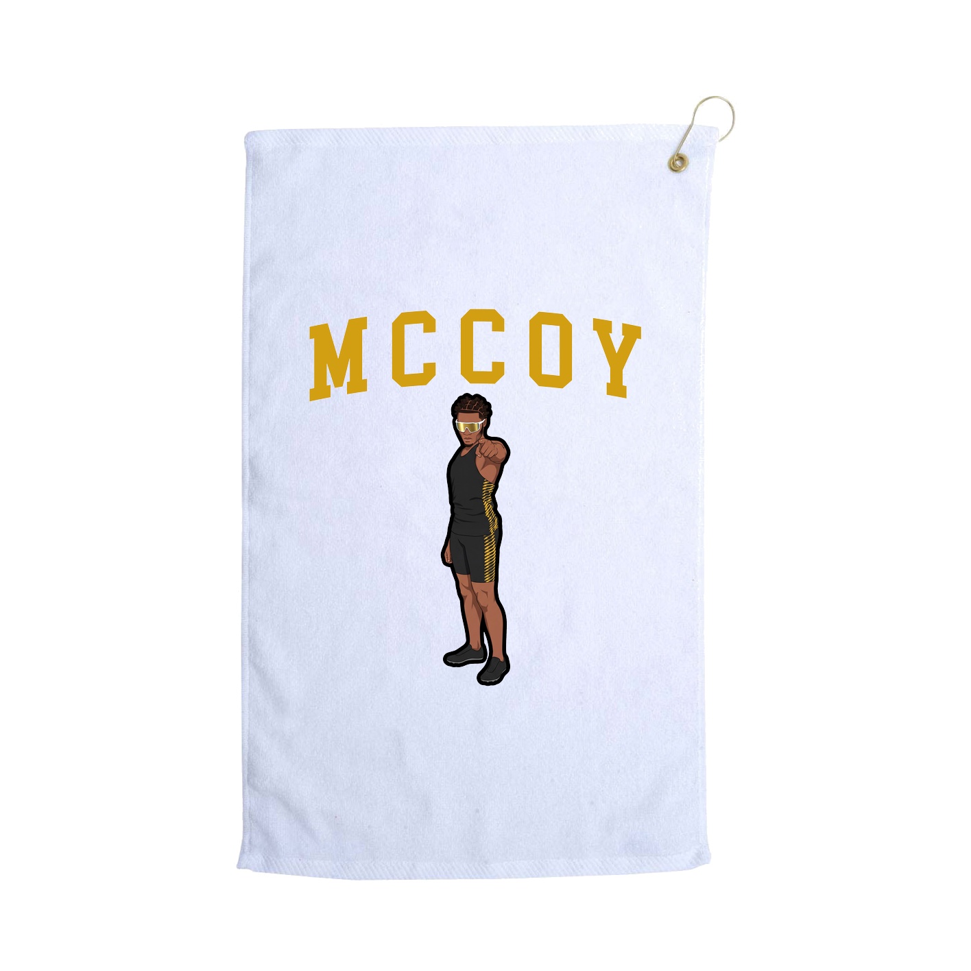 Golf Towel — Shirsey in White