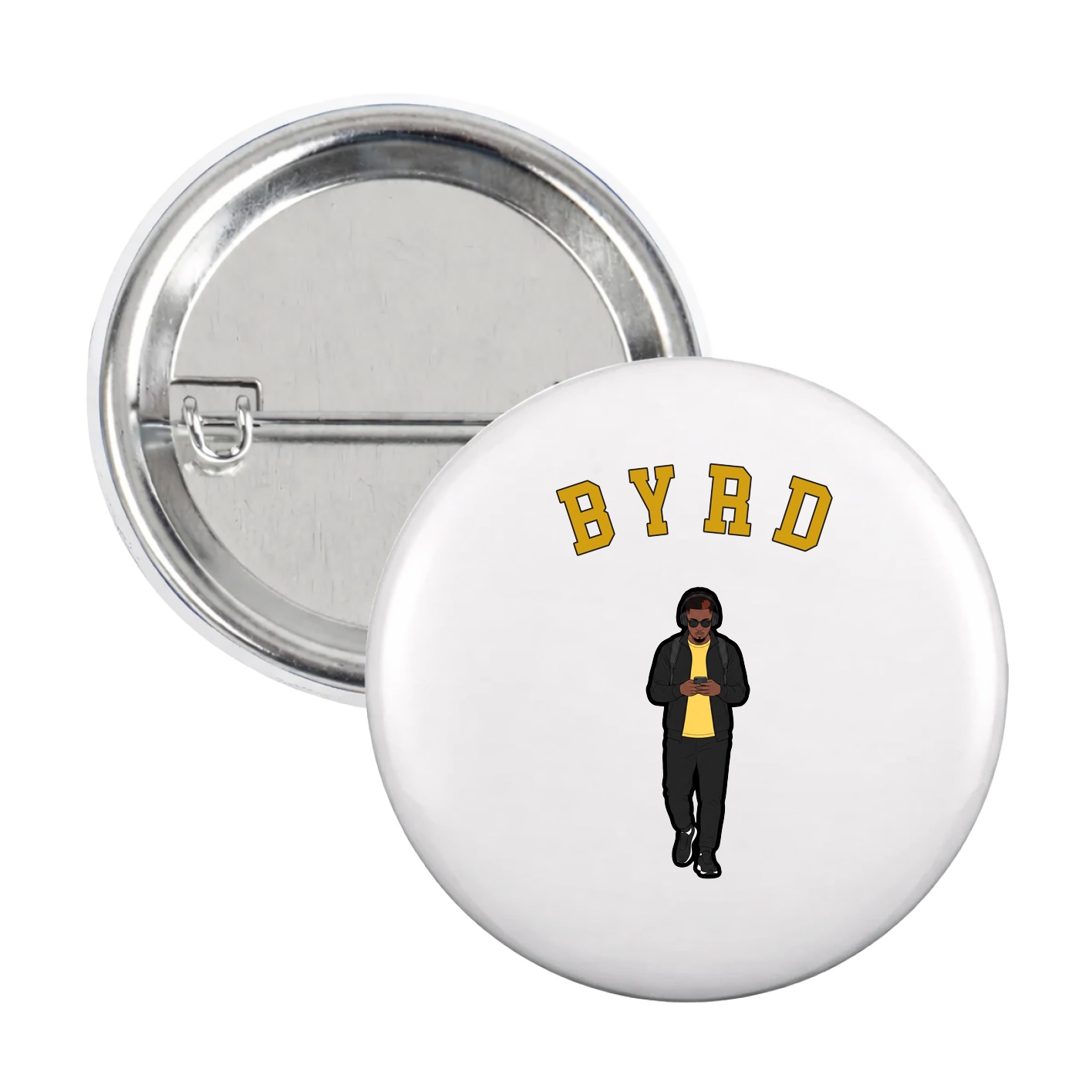 Game Day Button — Shirsey Arch in White