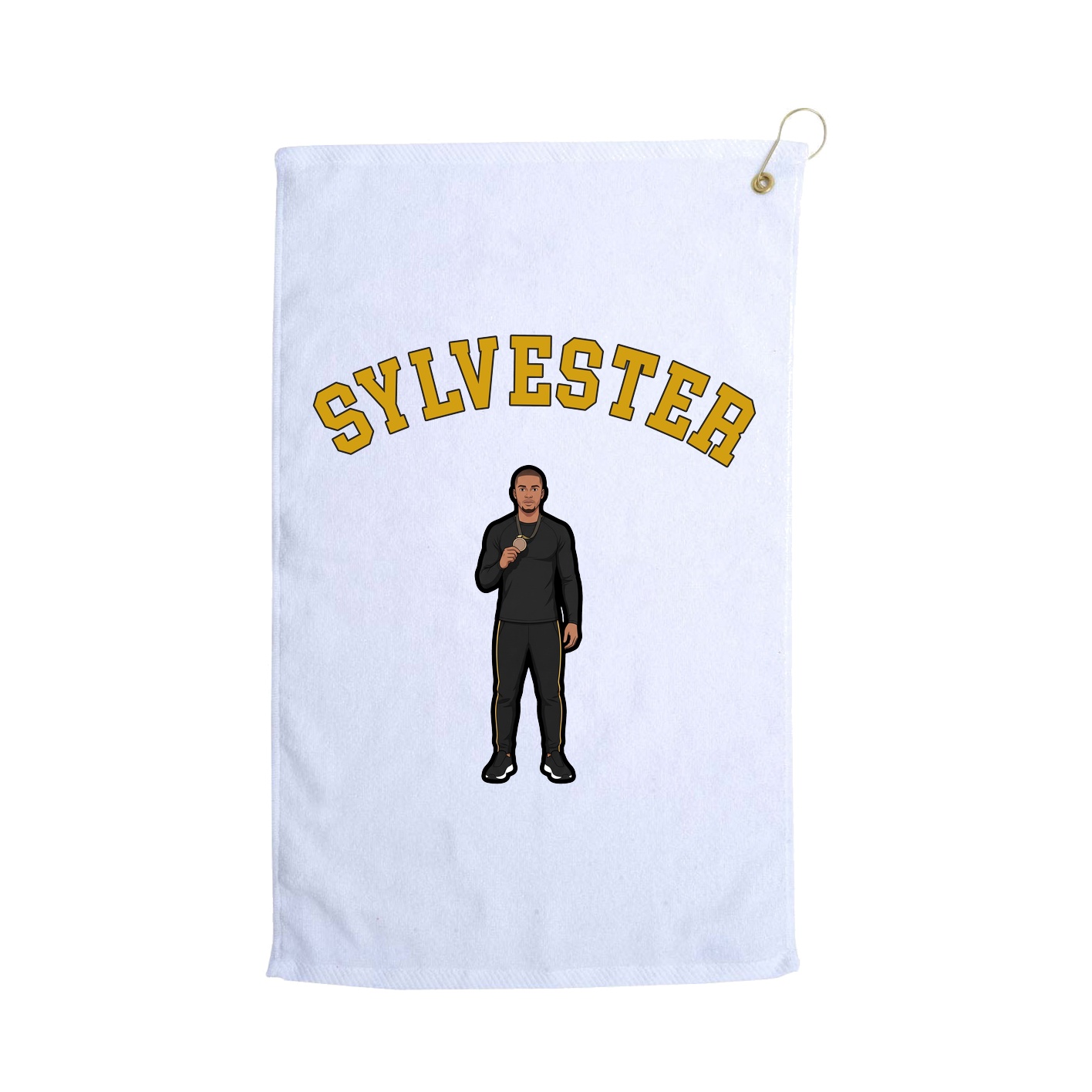 Golf Towel — Shirsey Arch in White