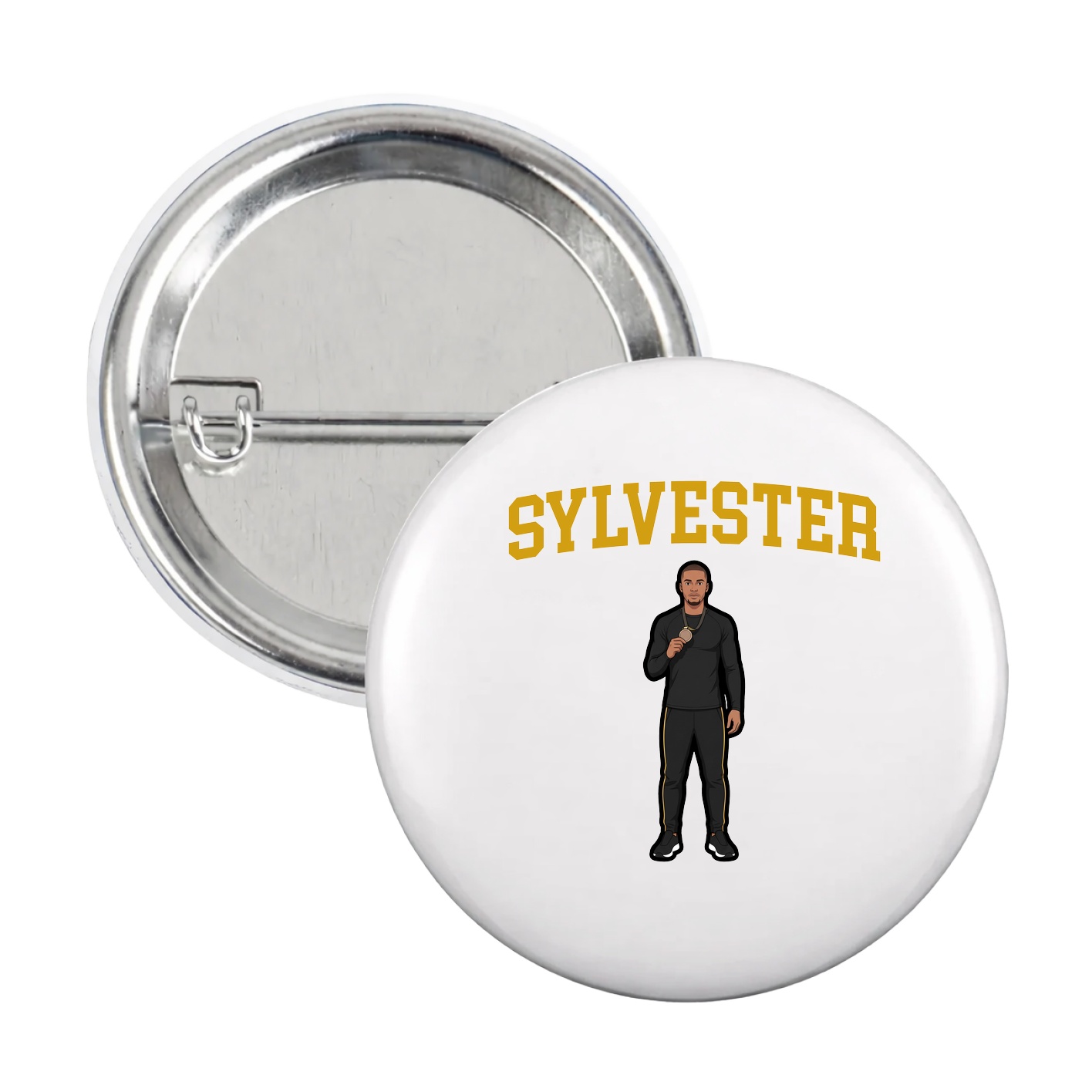 Game Day Button — Shirsey in White