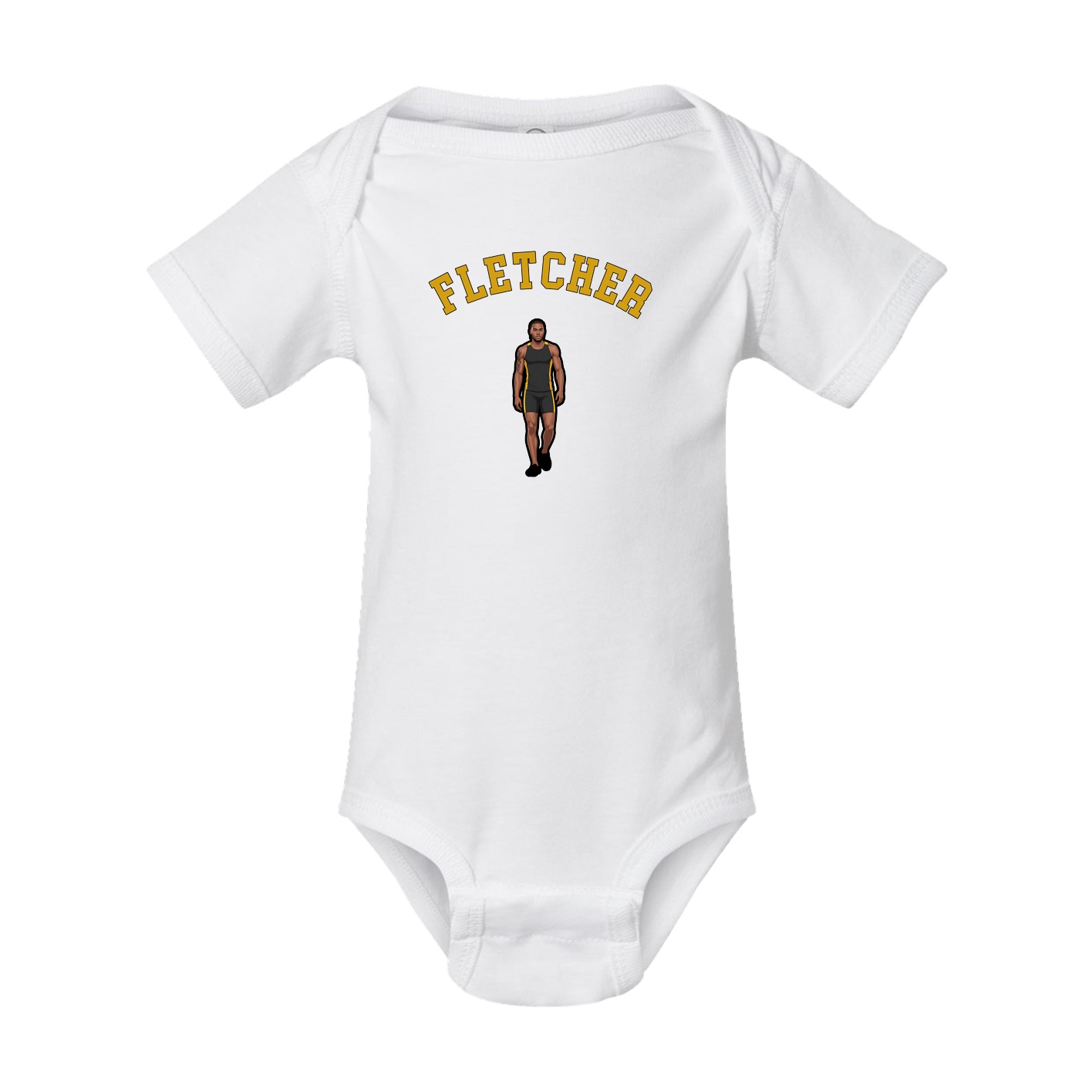 Baby Onesie — Shirsey Arch in White