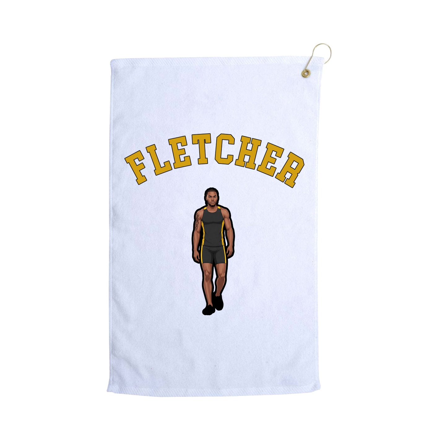 Golf Towel — Shirsey Arch in White