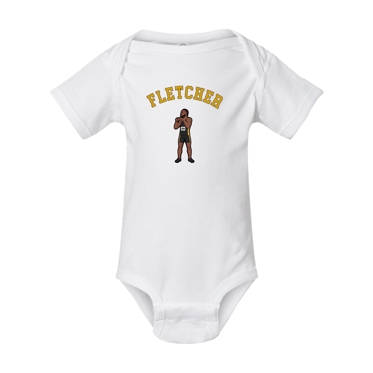 Baby Onesie — Shirsey Arch in White