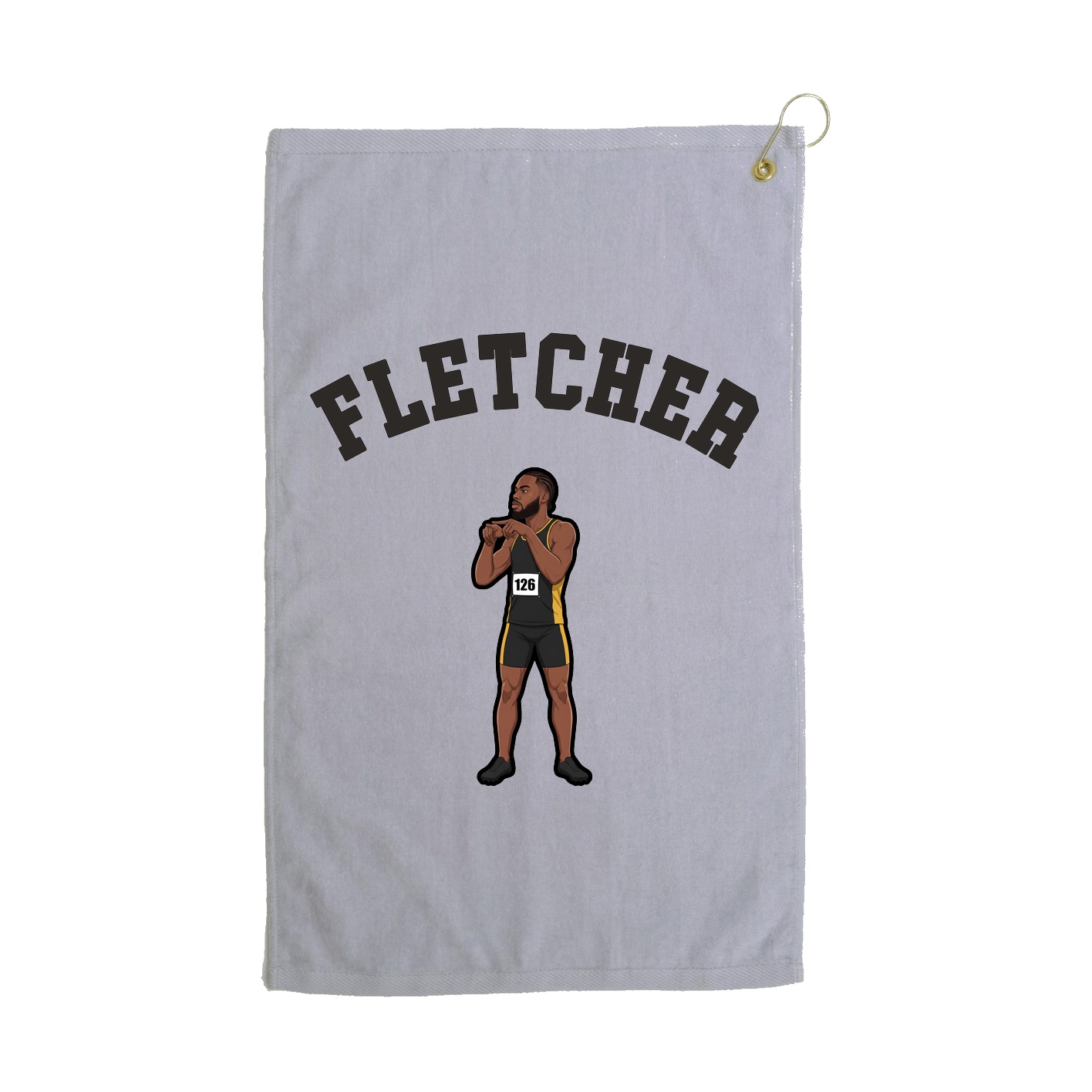Golf Towel — Shirsey Arch in Grey