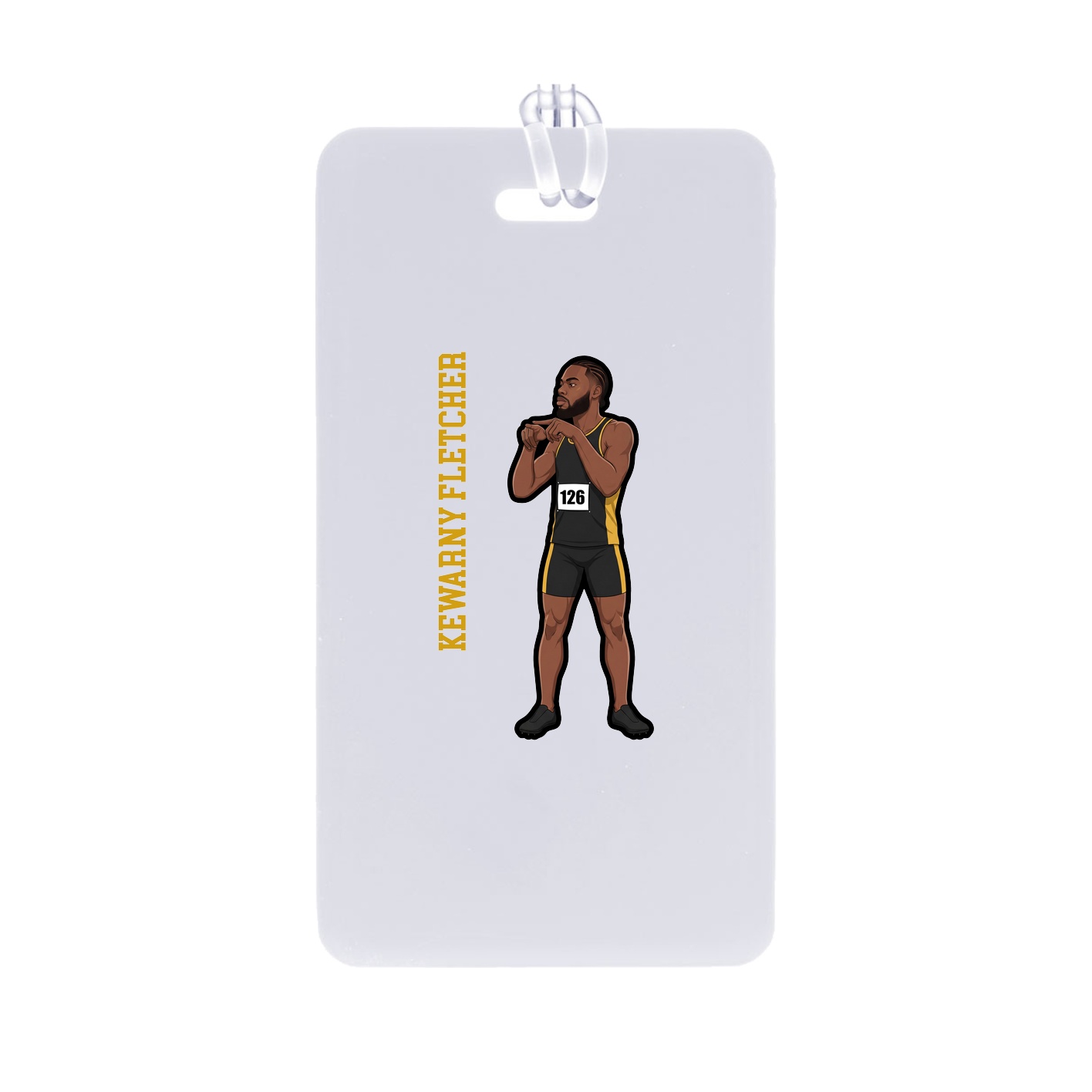 Bag Tag — Name Vertical in Classic