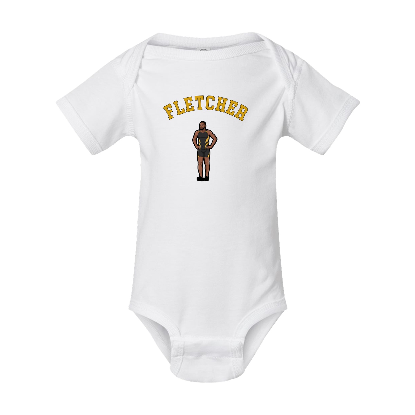 Baby Onesie — Shirsey Arch in White
