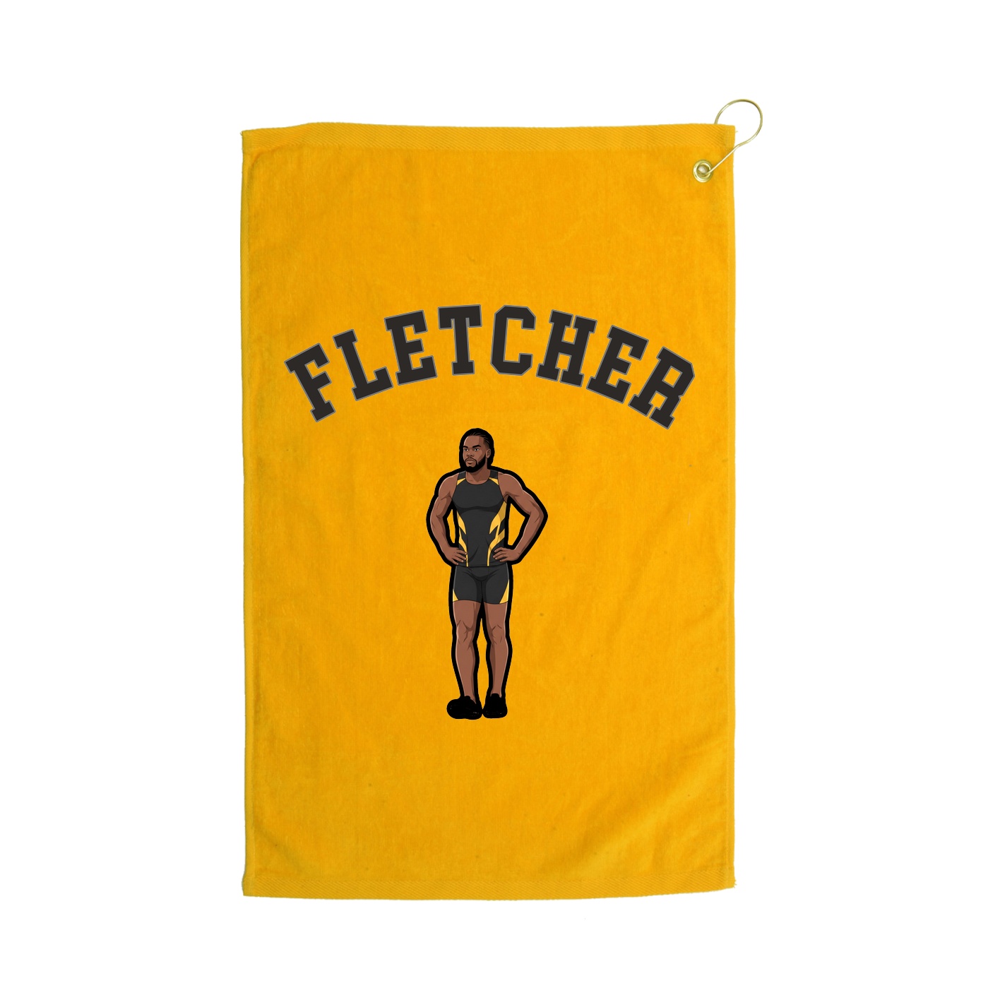 Golf Towel — Shirsey Arch in Gold