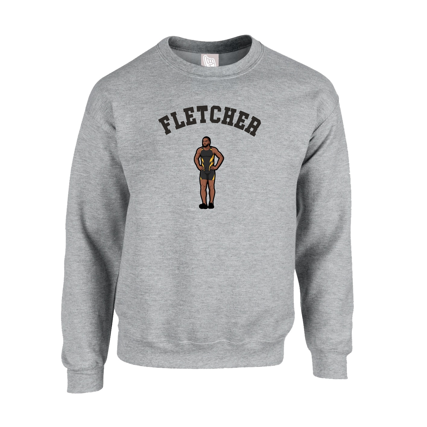 Fleece Crew — Shirsey Arch in Grey