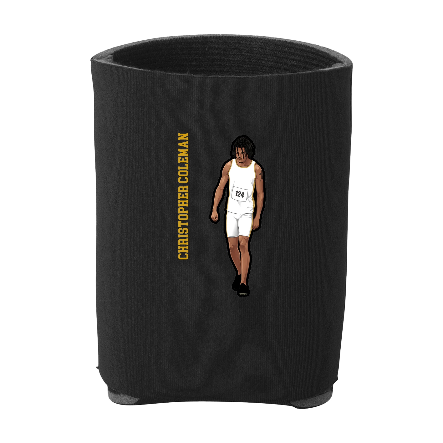 Can Holder — Name Vertical in Black