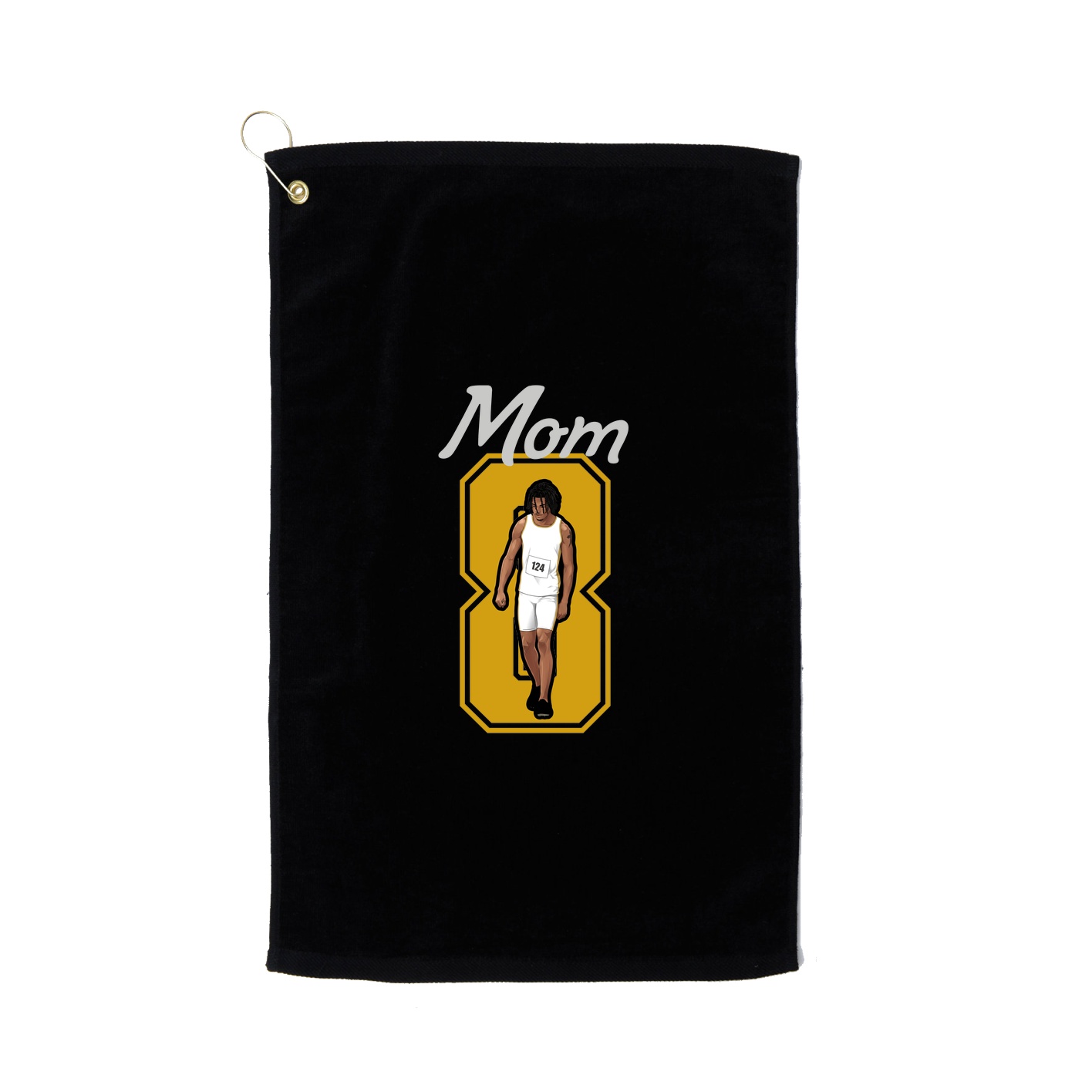 Golf Towel — Mothers Day Shirsey in Black