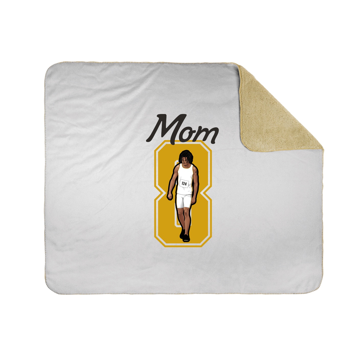 Throw Blanket — Mothers Day Shirsey in White