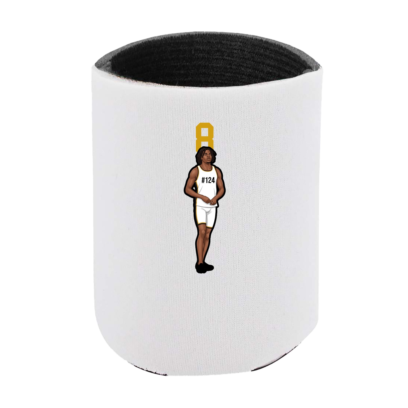 Can Holder — Number Top in White