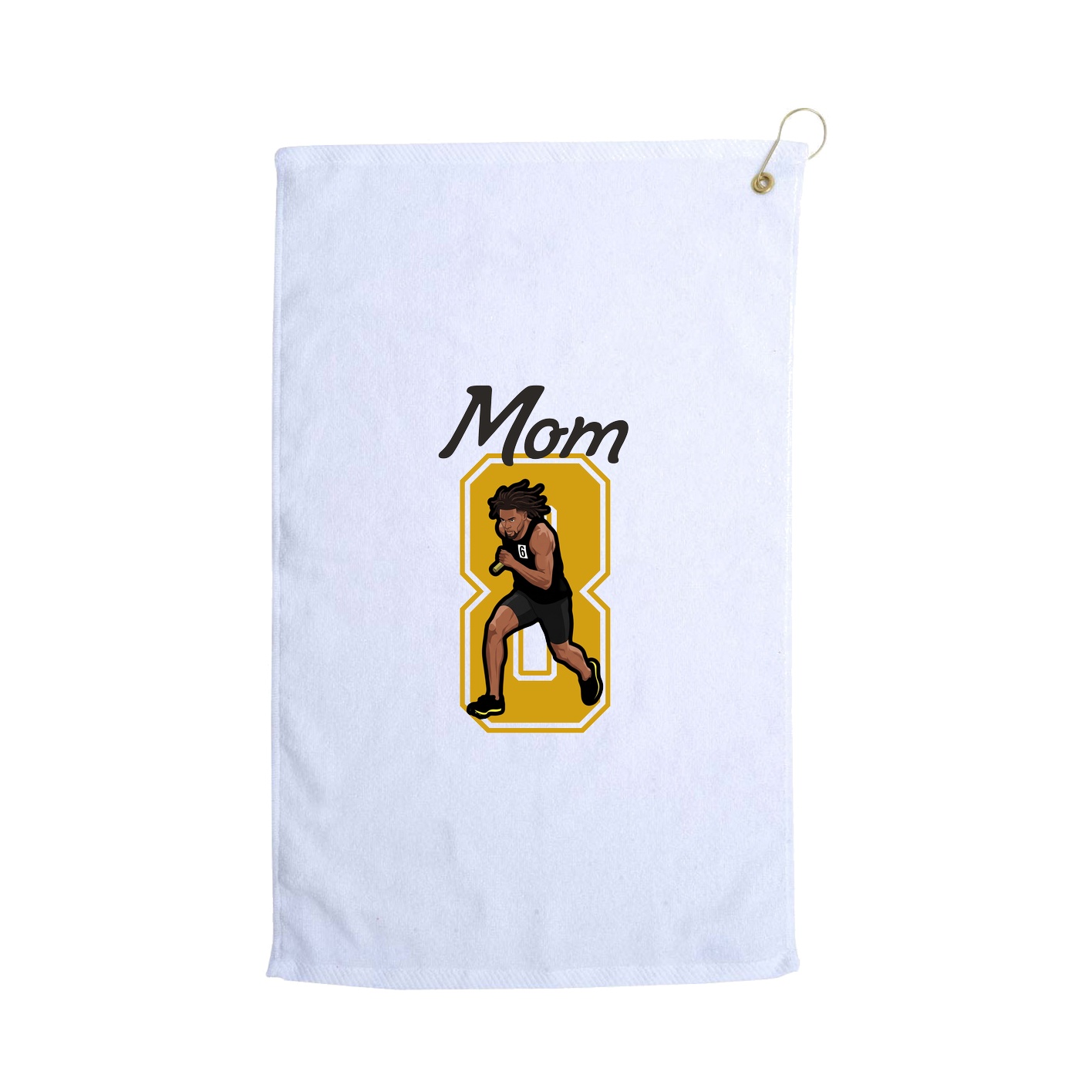 Golf Towel — Mothers Day Shirsey in White