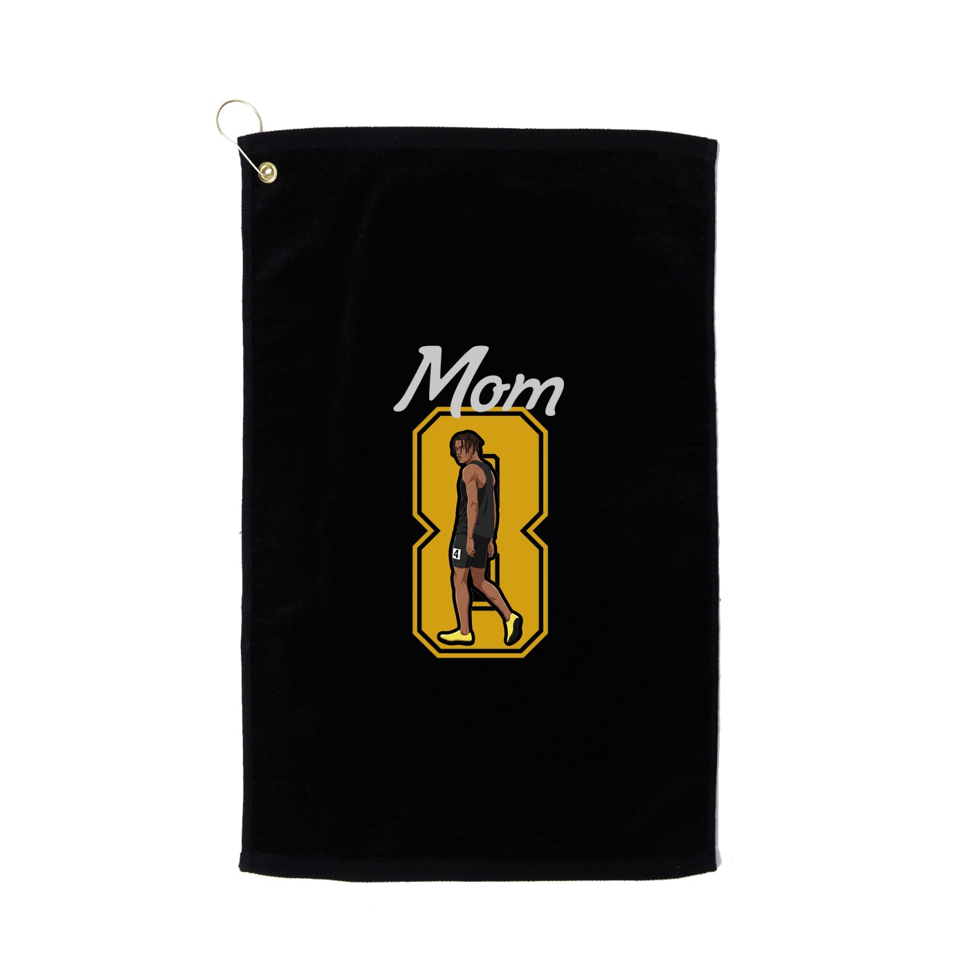 Golf Towel — Mothers Day Shirsey in Black