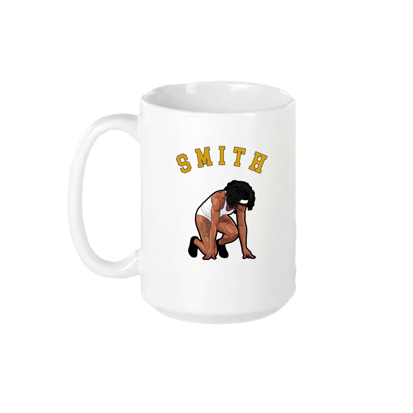 15oz Coffee Mug — Shirsey Arch in White